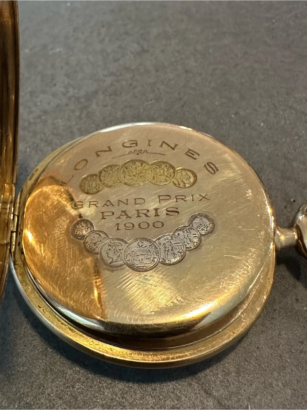 Longines 18k Gold Grand Prix Paris 1900’s Pocket Watch